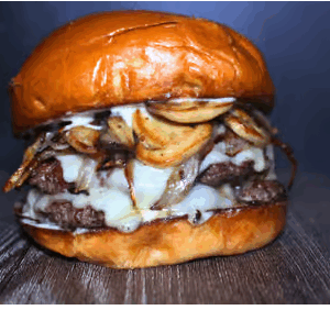 Double Shrooomin' Smash Burger